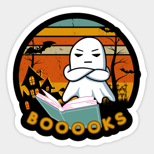 ghost book Sticker